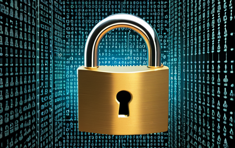 **

A digital illustration depicting encryption and data masking techniques. The image should visually represent data being transformed into unreadable code, then parts of it being selectively hidden. A padlock symbol could be incorporated to emphasize data security. The overall feel should be modern and tech-focused.

**
